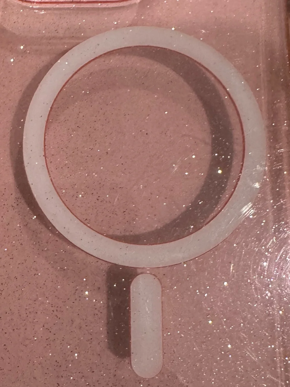 GlitterMeshine Magnetic for iPhone Pink MagSafe Compatible Phone Case